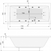 ROCA VITA ванна 1900*900мм, с ножками A24T090000 интернет-магазин ▻Dom247◅ Оплата по факту доставки