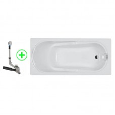 KOLO COMFORT ванна 170x75 прямоугольная в комплекте с сифоном Geberit 150.520.21.1, с ножками XWP307000G