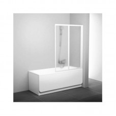 Шторка для ванны VS2 105 white TRANSPARENT (796M0100Z1) 105х140