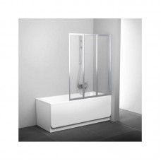 Шторка для ванны VS3 100 white RAIN (795P010041) 100х140