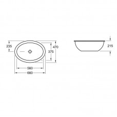 Умывальник Villeroy & Boch Loop & Friends 616130R2