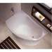 KOLO PROMISE ванна асимметричная 150*100 см, левая, белая, с ножками XWA3051000 интернет-магазин ▻Dom247◅ Оплата по факту доставки