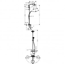 HANSGROHE Raindance Select S 240 Showerpipe Душевая система с Термостатом