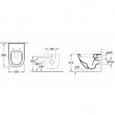 Унитаз подвесной Villeroy & Boch Subway 660010R1