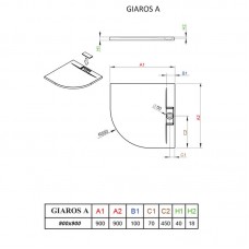 Giaros A (MKGA9090-03) 90х90х4