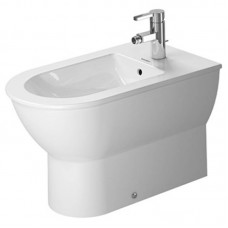 DURAVIT DARLING NEW биде напольное (370 x 630мм) с переливом, с плоск под смес, включая крепление 2251100000