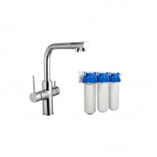 IMPRESE Комплект: DAICY смеситель для кухни, USTM система очистки воды (3х ступенчатая)