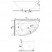 KOLO Ванна PROMISE 150*100см левая без панели ( гидром. система эконом) интернет-магазин ▻Dom247◅ Оплата по факту доставки