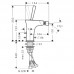 HANSGROHE PuraVida Смеситель для биде,однорычажный,(цв. белый) 15270400 в интернет-магазин ▻Dom247◅