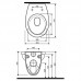 KOLO IDOL подвесной унитаз в комплекте с полипропиленовым сиденьем M1310000U в интернет-магазин ▻Dom247◅