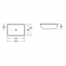 Умывальник Villeroy & Boch Loop & Friends 61632001