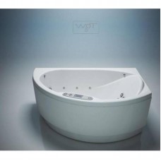 WGT ORIENTAL R ванна 1710х1110 мм, правая, белая, опора, фронтальная панель,слив-перелив, гидромасс-я система Elite