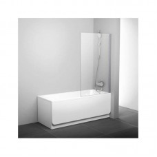 Шторка для ванны PVS 1-80 White Transparent (79840100Z1) 80х140