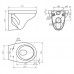 КОЛОМБО ВЕКТОР унитаз подвесной сиденье полипропилен S16389200 в интернет-магазин ▻Dom247◅