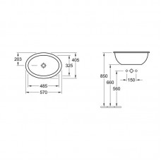 Умывальник Villeroy & Boch Loop & Friends 61552001