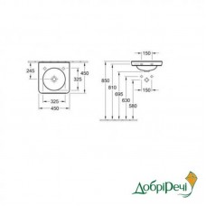 Умывальник Villeroy & Boch Joyce 530545R2