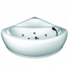 WGT La Perla ванна 1460х1460 мм,опора,фронтальная панель, слив-перелив,гидромассаж Элит, система наполнения с душ. Лейкой, б