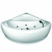 WGT La Perla ванна 1460х1460 мм,опора,фронтальная панель, слив-перелив,гидромассаж Элит, система наполнения с душ. Лейкой, б интернет-магазин ▻Dom247◅ Оплата по факту доставки