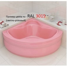 Ванна Artel Plast Злата розовый цвет 136х136х47